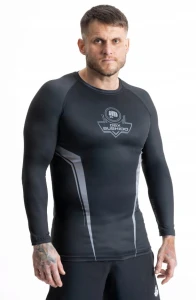 DBX BUSHIDO RASHGUARD SZARY DŁUGI RĘKAW