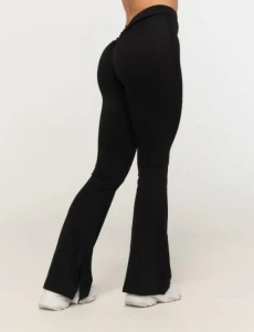 GYMBEAM SPODNIE DAMSKIE FIERCE V-BACK BLACK