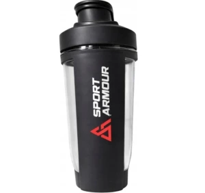 SPORT ARMOUR STYLE SHAKER 500ML BLACK