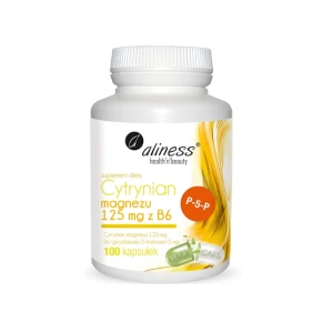 ALINESS CYTRYNIAN MAGNEZU 125MG Z B6 100KAPS