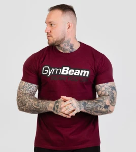 GYMBEAM KOSZULKA BEAM BURGUNDY
