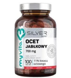 MYVITA SILVER OCET JABŁKOWY 700MG 50KAPS
