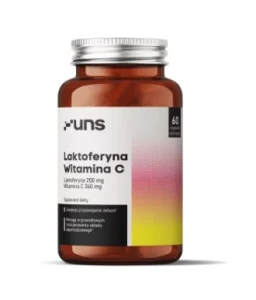 UNS LAKTOFERYNA WITAMINA C 60 VEGE KAPS