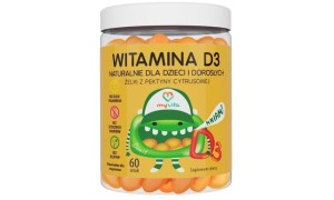 MYVITA ŻELKI NATURALNE WITAMINA D3 60SZT