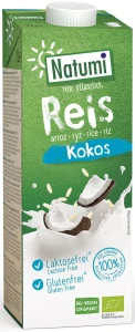 NATUMI RYŻOWO KOKOSOWY BEZ DODAT CUKRÓW BEZGLUT