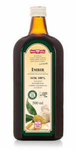 POLSKA RÓŻA IMBIR 100% Z CYTRYNĄ 500ML