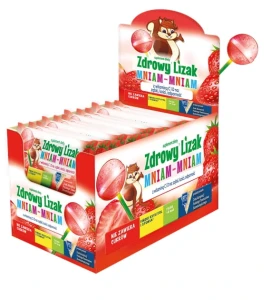 ZDROWY LIZAK MNIAM-MNIAM TRUSKAWKA 1SZT