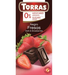 TORRAS CZEKOLADA GORZKA Z TRUSK. BEZ CUKRU 75G