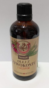 FARMVIT OLEJ ŻYWOKOSTOWY Z UCZEPEM 100ML