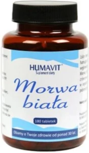 HUMAVIT MORWA BIAŁA 180 TABL