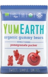 YUMEARTH ŻELKI MIŚKI OWOC GRANATU EKO 50G