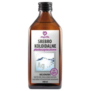MYVITA SREBRO KOLOIDALNE NIEJONOWE 50PPM 500ML