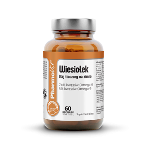 PHARMOVIT WIESIOŁEK OLEJ TŁOCZ.NA ZIMNO 60KAPS