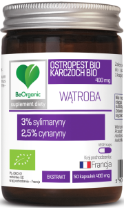 BEORGANIC WĄTROBA OSTROPEST+KARCZOCH 50K
