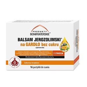 BONI FRATRES BALSAM JEROZOLIMSKI BEZ CUKRU 16PAST