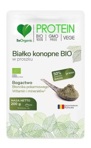 BEORGANIC BIAŁKO KONOPNE BIO 200G