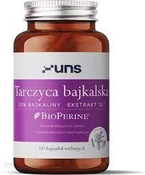 UNS TARCZYCA BAJKALSKA BIOPERINE 60 VEGE KAPS